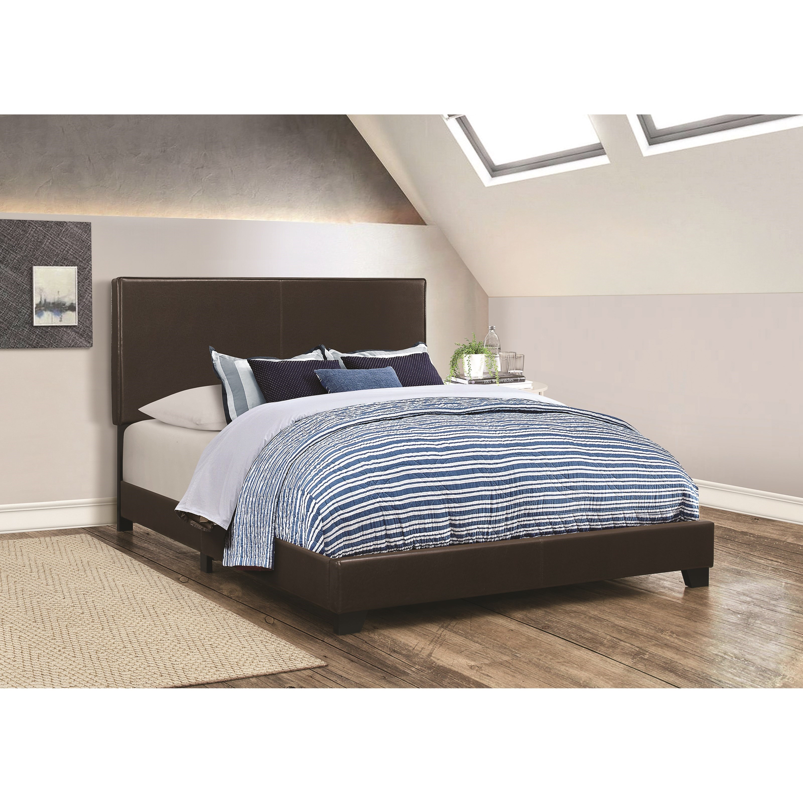Coaster dorian cheap upholstered bed